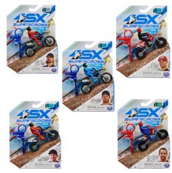 *25 SUPER CROSS - 1:24 MOTOCYCLETTE ASSORTIS